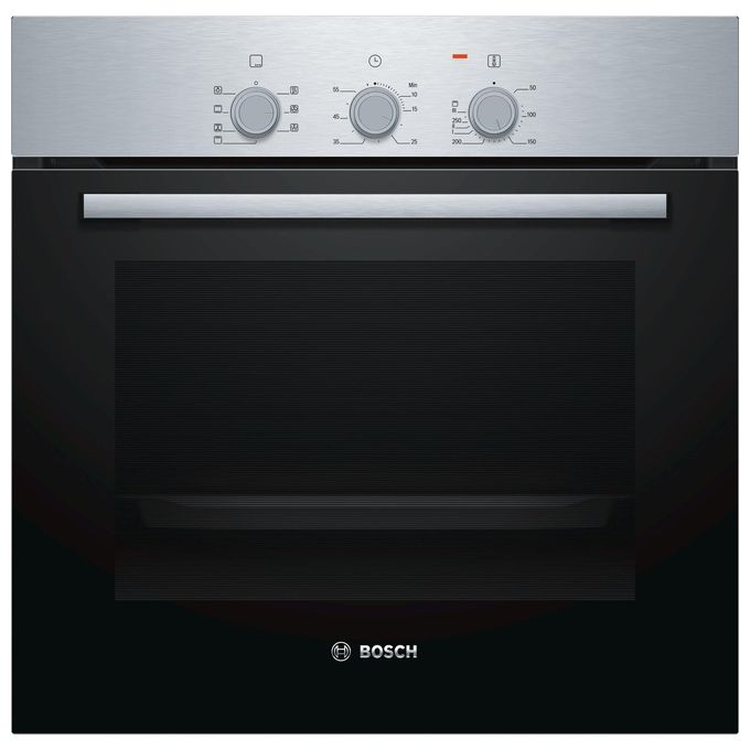 Bosch HBF011BR0J Serie 2 Forno Elettrico da Incasso Capacita' 66 Litri Classe energetica A 4 Programmi Fast Pre-Heating 60 cm Acciaio Inox