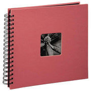 Hama Fine Art Album Fotografico e Portalistino a Spirale Flamingo 28x24cm 50 Pagine Nere