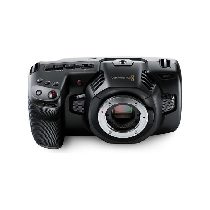 Blackmagic Design CINECAMPOCHDMFT4K Pocket Cinema Camera 4K Videocamera palmare 4K Ultra HD Risoluzione 4096 x 2160 Pixel ISO fino a 25600 colore Nero