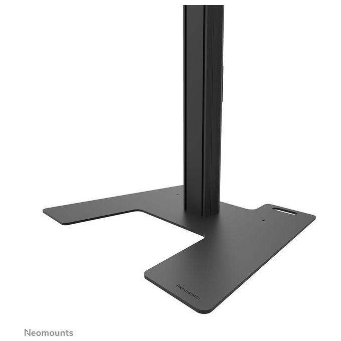 Neomounts FL45S-825BL1 Supporto da pavimento per TV 37-75'' Regolabile in Altezza 104-157 cm con Gestione Cavi e Piastra di Sicurezza colore Nero