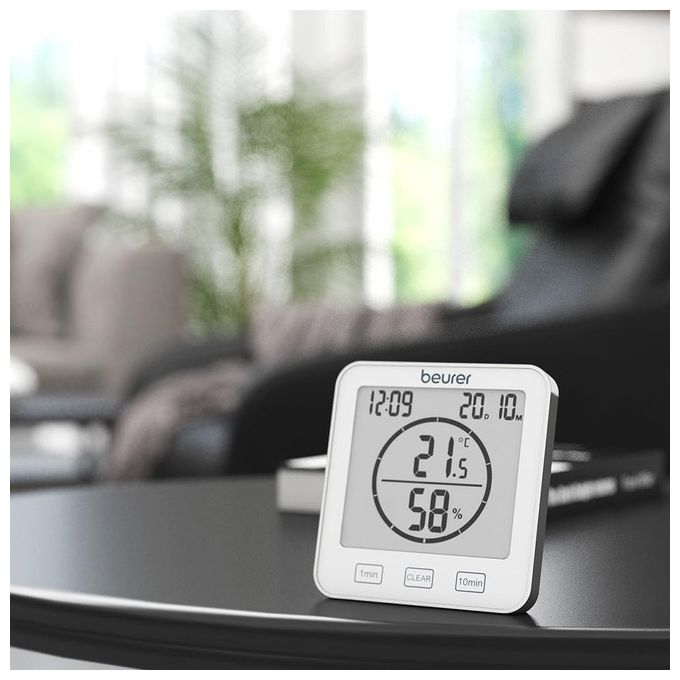 Beurer HM 22 Termoigrometro con Funzione Timer