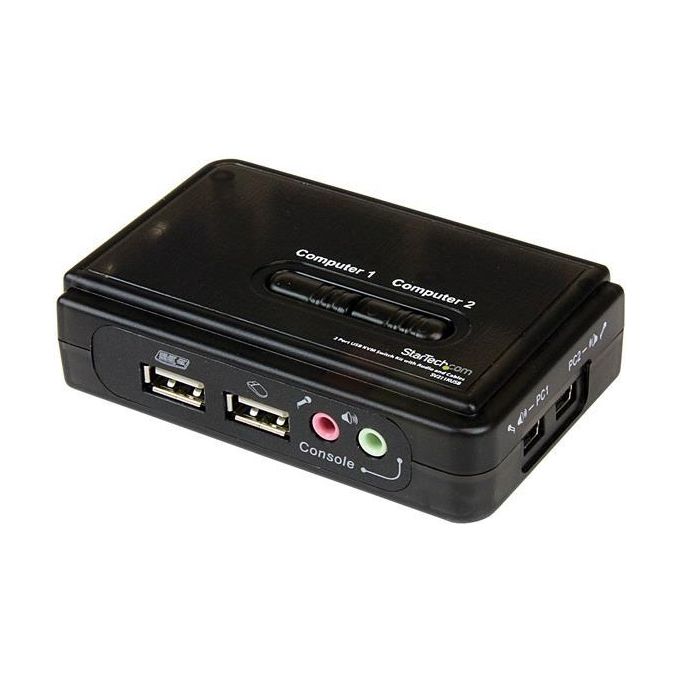 StarTech.com KIT_ Switch Kvm Usb Con Audio e Cavi 2 Porte