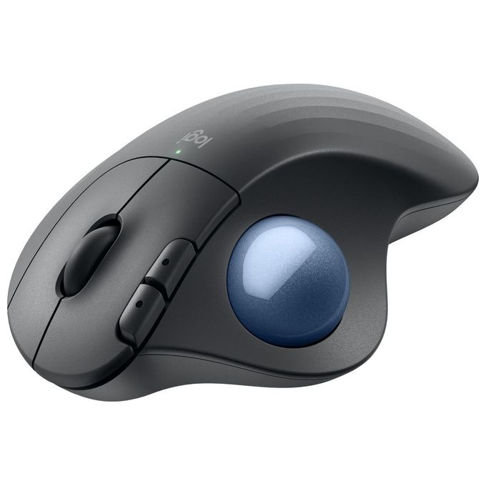 Logitech ERGO M575S Mouse Trackball Wireless Ergonomico Bluetooth 2000 DPI 5 Tasti Clic Silenzioso colore Grafite