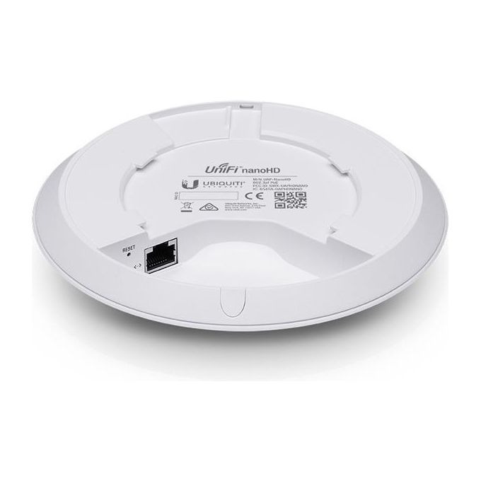 UBIQUITI UAP-NANOHD-5 UniFi nanoHD Access Point di Rete Wi-Fi 5 Dual-Band 1733 MBit-s PoE 5 pezzi colore Bianco
