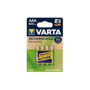 Varta 56813 Batteria Ricaricabile Nichel-Metallo Idruro 800mAh 1,2V 4 Pezzi Ministilo