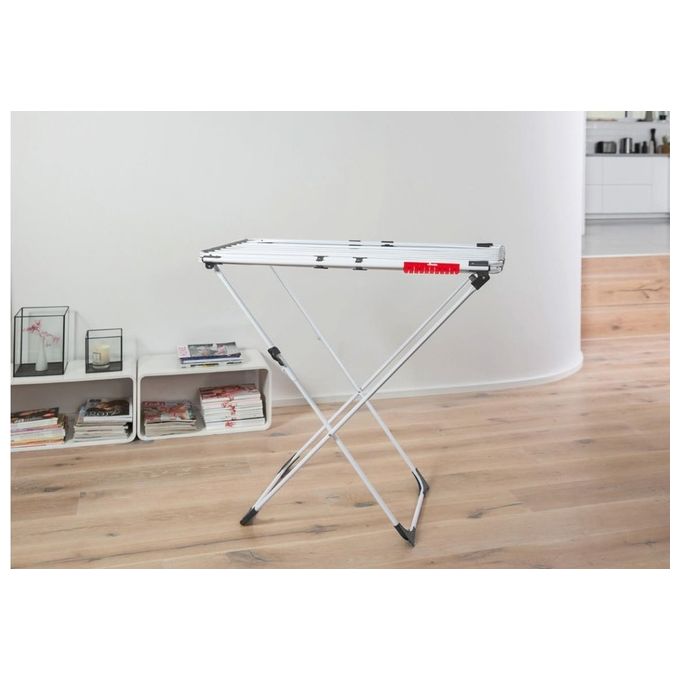 Vileda 157245 Doble Stendibiancheria Estensibile Doppio 22 m con Ruote colore Bianco