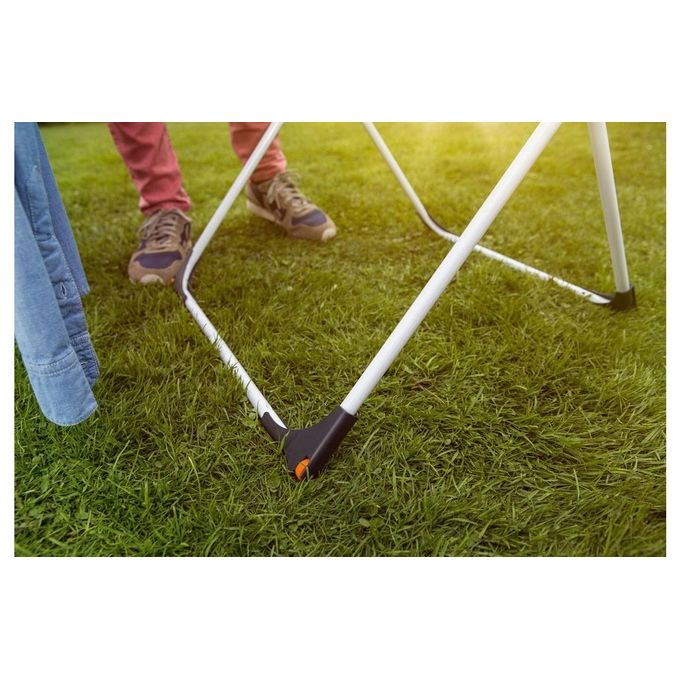 Vileda 157245 Doble Stendibiancheria Estensibile Doppio 22 m con Ruote colore Bianco