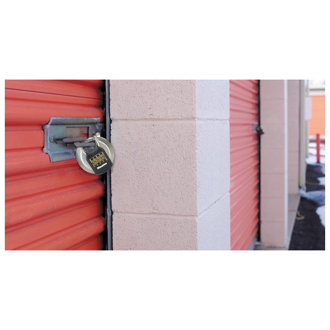 Master Lock M40EURDNUM Disco Lucchetto ad Alta Sicurezza Acciaio Inox