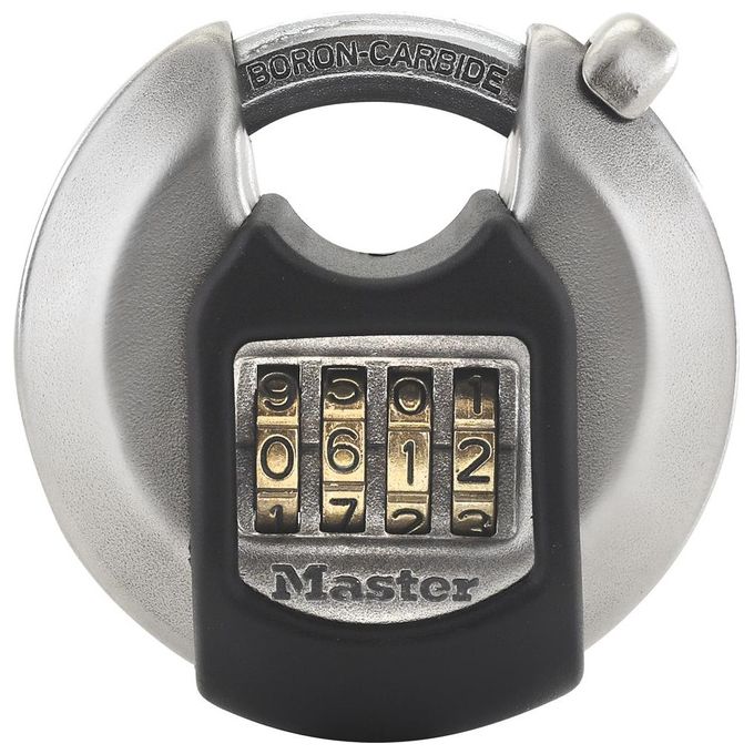 Master Lock M40EURDNUM Disco Lucchetto ad Alta Sicurezza Acciaio Inox