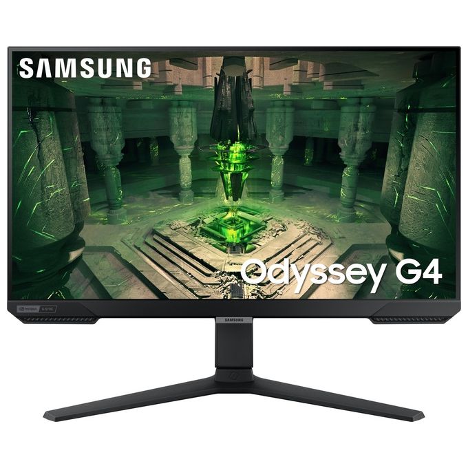 Samsung S25BG400 Odyssey G4 Monitor Gaming 25'' Full HD IPS 240 Hz 1 ms FreeSync G-Sync Flicker Free HAS Pivot colore Nero