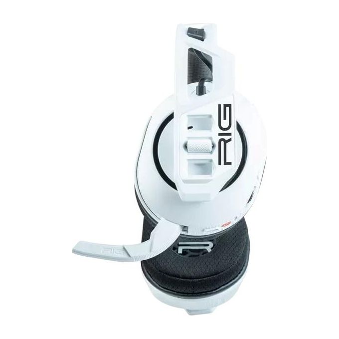 Nacon CUFFIE RIG 600 PRO HS Bianco Cuffie gaming wireless over-ear con doppia connettivita' 2.4 GHz e Bluetooth 5.1 driver 40 mm microfono flip-to-mute autonomia fino a 18 ore colore Bianco