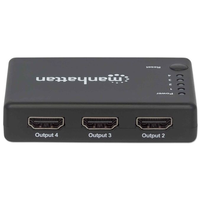 Techly Splitter Hdmi 4K Uhd 3D con Led 4 Vie