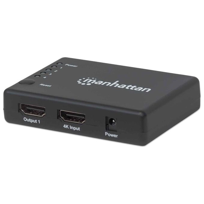 Techly Splitter Hdmi 4K Uhd 3D con Led 4 Vie