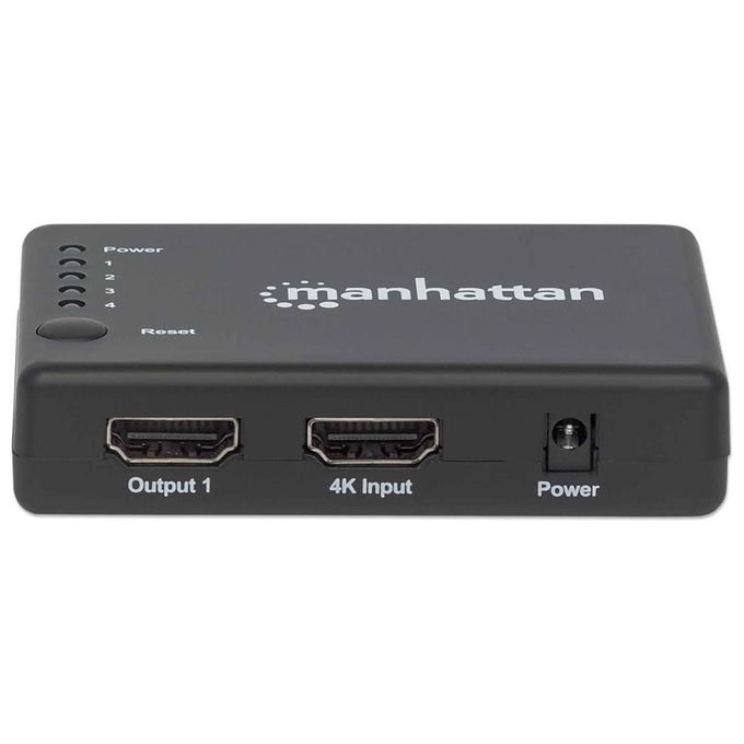 Techly Splitter Hdmi 4K Uhd 3D con Led 4 Vie
