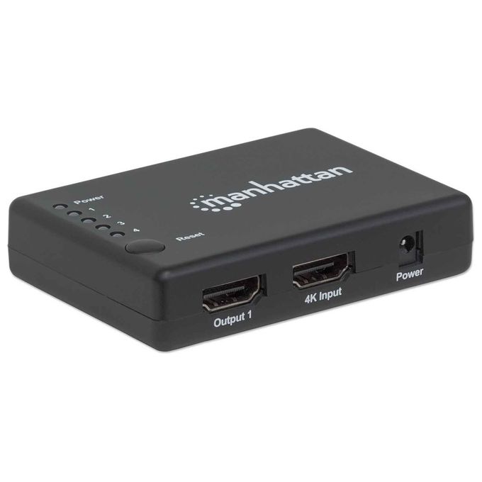 Techly Splitter Hdmi 4K Uhd 3D con Led 4 Vie
