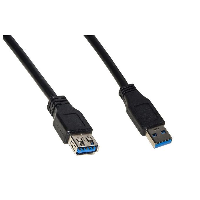 Link Cavo Prolunga Usb 3.0 Connettori A Maschio-Femmina in Rame 5mt