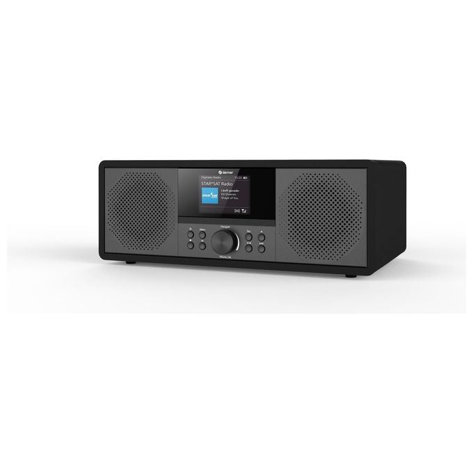 Denver MIR-270B Microsistema audio con radio Internet DAB+ FM lettore CD Bluetooth AUX USB Wi-Fi 2 x 10W RMS colore Nero