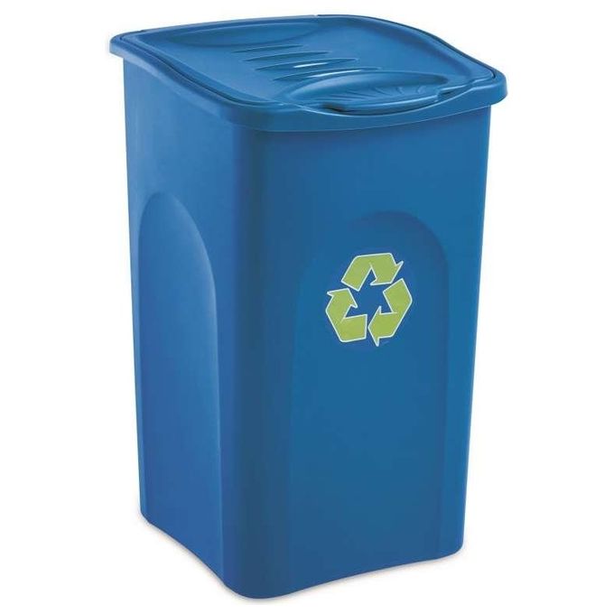 Stefanplast Pattumiera Be-green blu 50 litri