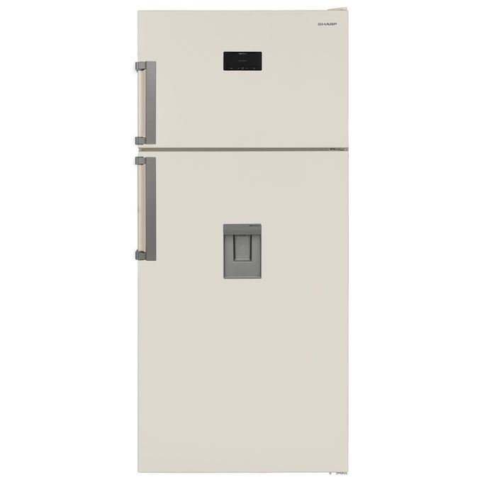 Sharp SJ-NTA35CHDJE Frigorifero Doppia Porta 587 L 186 cm Classe E 44 dB No Frost Dispenser Acqua colore Beige