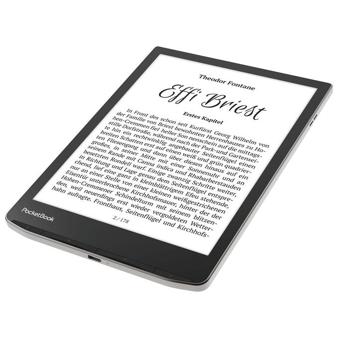 PocketBook PB743G-U-WW InkPad 4 Ebook Reader 7.8'' E Ink 300 DPI 32 GB Wi-Fi Bluetooth colore Argento