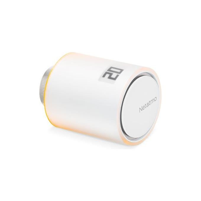 Netatmo Valvola Termostatica Wifi Intelligente, Multicolore, ‎8 x 5.8 x 5.8 cm; 190 grammi