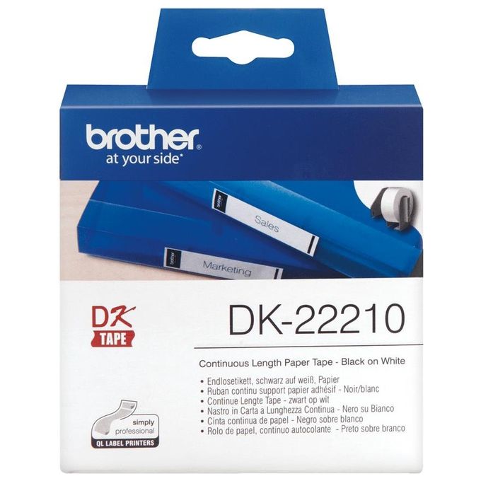Brother Nastro Ades Nero Bianco 29 Mm