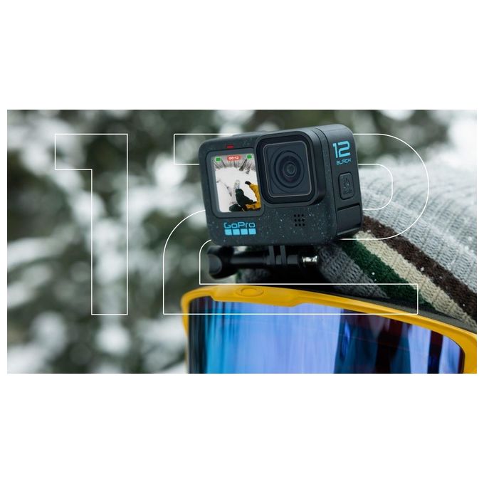 GoPro CHDHX-121-RW HERO12 Black Action Cam 5.3K HDR HyperSmooth 6.0 27 MP Impermeabile 10m colore Nero