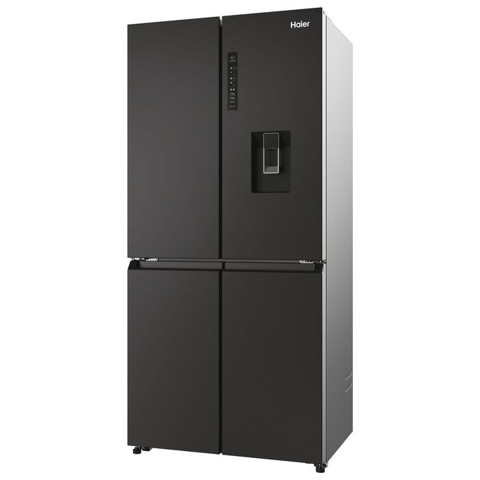 Haier HCR3818EWPT Cube 83 Frigorifero Americano Side by Side 463 L 181,5 cm Classe E 35 dB Total No Frost Dispenser Acqua colore Antracite