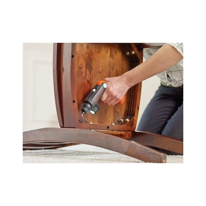 Black+Decker BDCSFL20C Svitavvita 3.6v Litio con Impugnatura Orientabile e Torcia Integrata