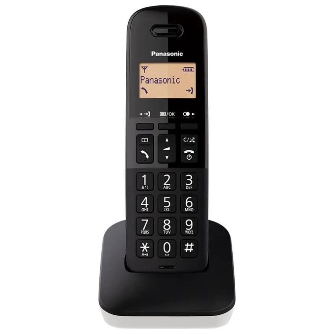 Panasonic KX-TGB610JT Cordless display 1,4'' Blocco chiamate ID Rubrica Nero-Bianco