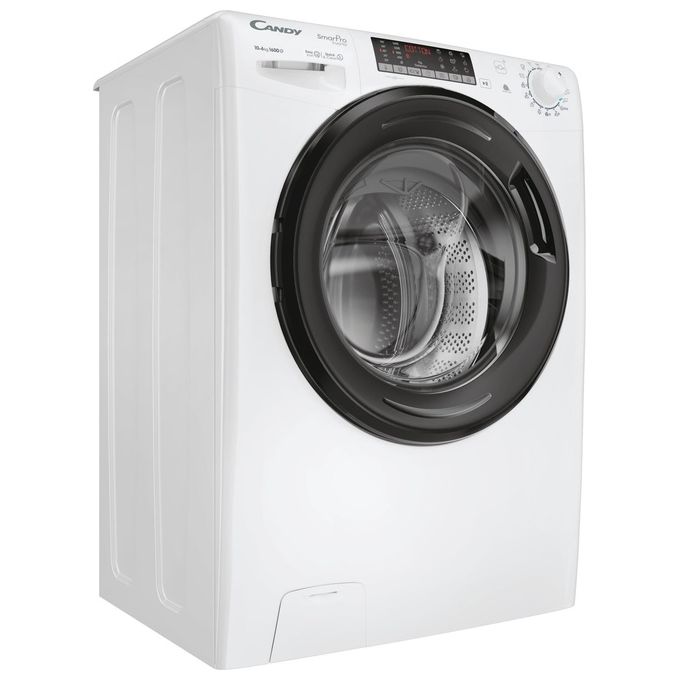 Candy CSOW61066TWMB6-S Smart Pro Inverter Lavasciuga Frontale 10-6 Kg 1600 rpm Classe D Vapore Wi-Fi Bluetooth (85x60x58 cm) colore Bianco