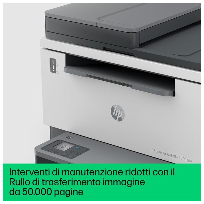 HP LaserJet Tank 2604sdw Stampante Multifunzione Laser Monocromatica Wi-Fi