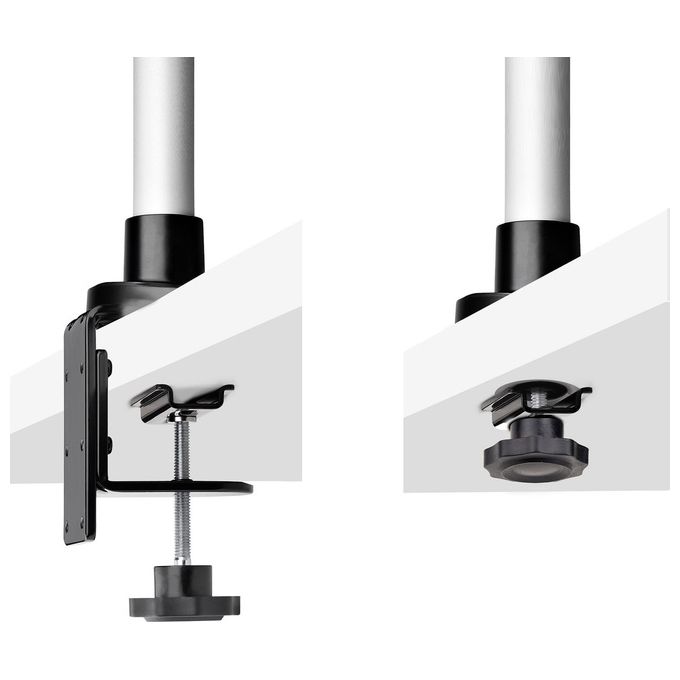 StarTech 1MP1ACG-MONITOR-ARM Supporto da scrivania per monitor Singolo VESA 75x75 100x100 mm Regolabile Altezza 27 cm Rotazione 360° Inclinazione 105° Estensione 59 cm colore Nero