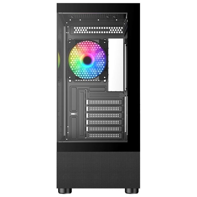 Itek ITGCASB33B SHOWBUI 33B PC Case Gaming Middle Tower ATX Vetro Temperato ARGB USB 3.0 colore Nero