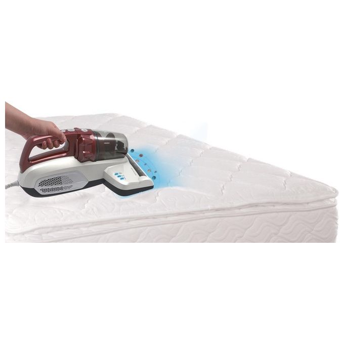 Hoover MBC500UV Aspirapolvere con Filo senza Sacco Capacita' 0,3 Litri Sistema Ciclonico Rosso-Bianco
