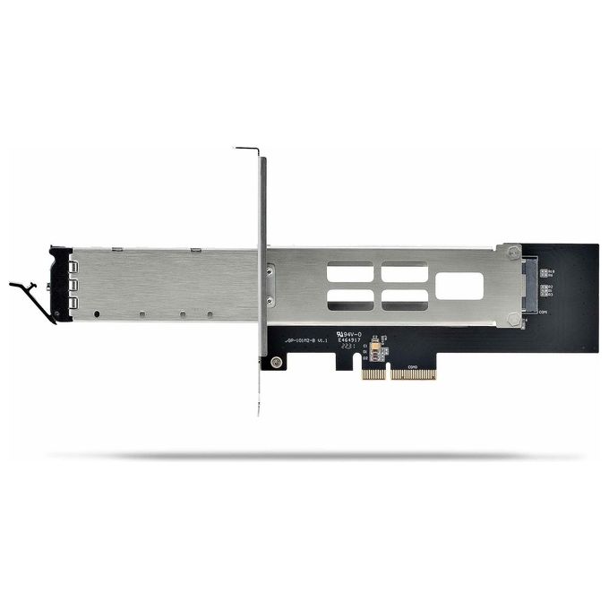 StarTech TR-M2-REMOVABLE-PCIE Vassoio per unita' SSD M.2 NVMe Supporto aggiuntivo Hot Swap con Chiusura a Chiave 2230 2242 2260 2280 colore Nero Argento