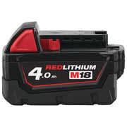 Milwaukee 4932430063 M18B4 Batteria Li-Ion 18V 4.0 Ah Red Lithium tecnologia REDLINK compatibile gamma M18