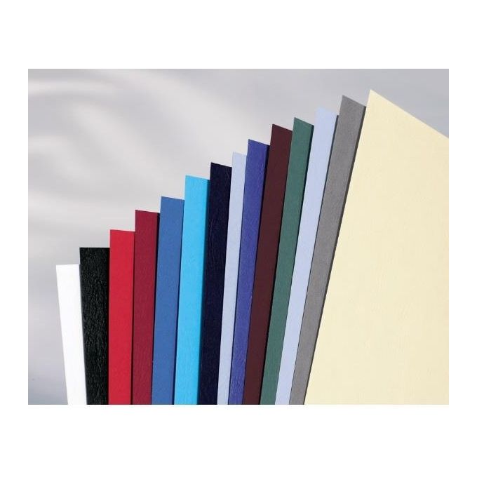 Gbc Cf100 Copertine Leathergrain F.to A4 Blu Royal