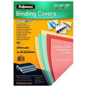 Fellowes Leonardi Cf100 Copertina Clear 150my A4 Tras