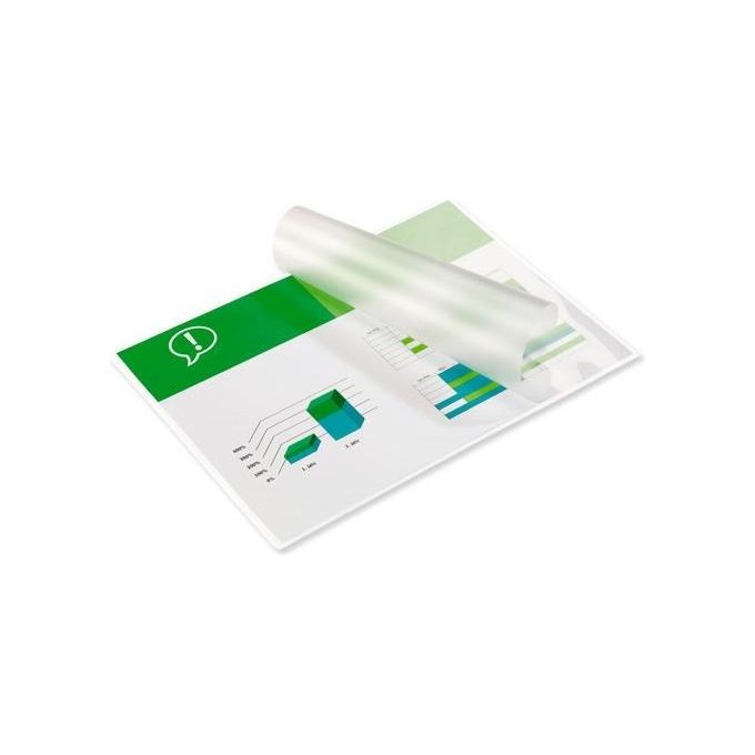 Gbc Pouch per Plastificazione Documenti A4 2x80mic Lucide 100 Pezzi