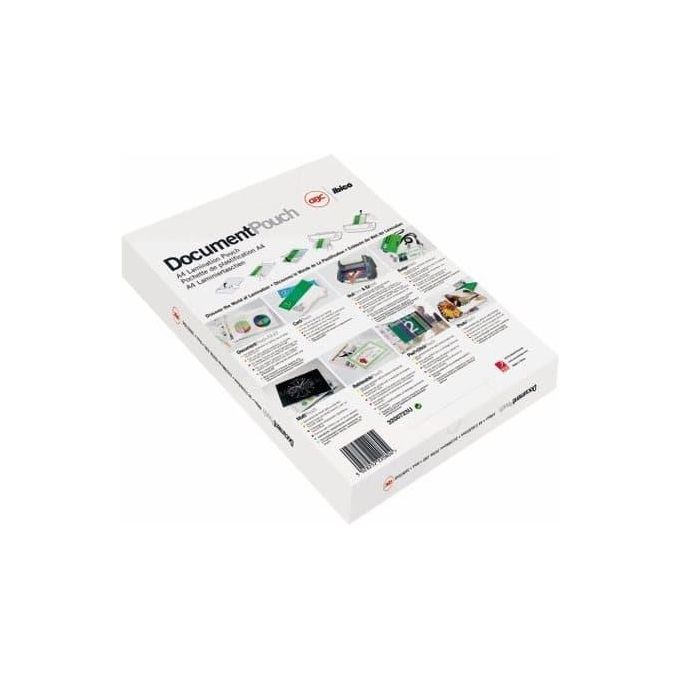 Gbc Pouch per Plastificazione Documenti A4 2x80mic Lucide 100 Pezzi
