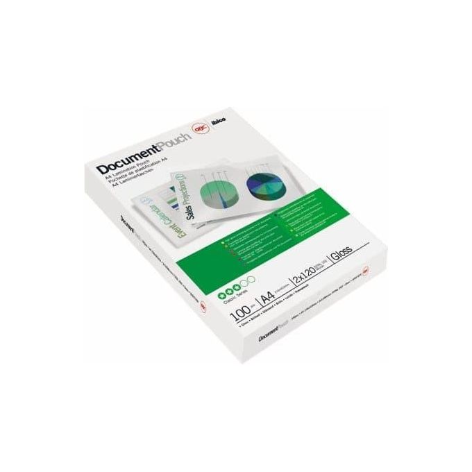 Gbc Pouch per Plastificazione Documenti A4 2x80mic Lucide 100 Pezzi