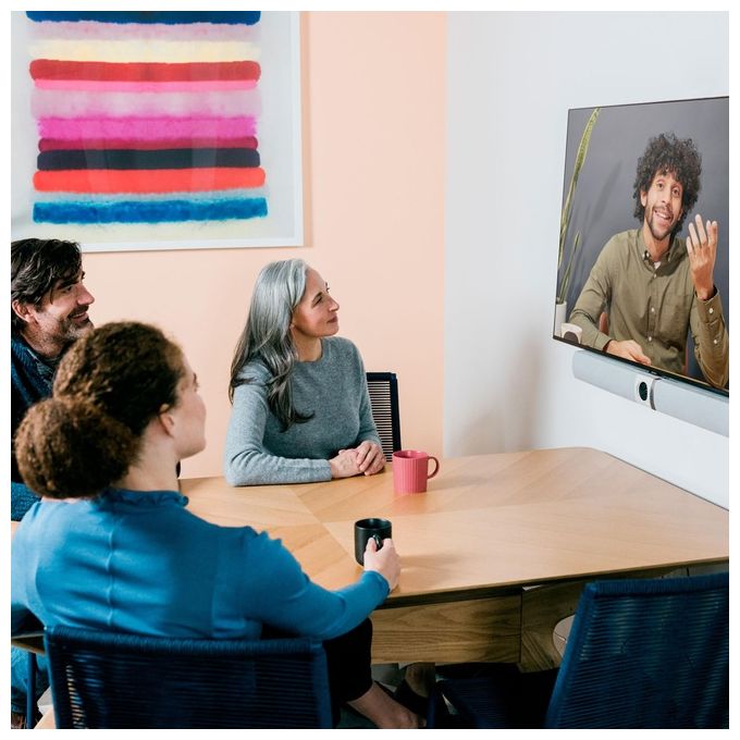 Owl Labs FRS100-2000 Owl Bar Sistema di Videoconferenza Barra 4K 48 MP con Microfoni Omnidirezionali e Altoparlante Integrato Certificato per Microsoft Teams colore Grigio