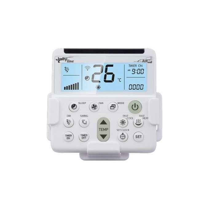 Gbs Telecomando Universal Air Wall per Climatizzatori con Big Display e Supporto a Muro