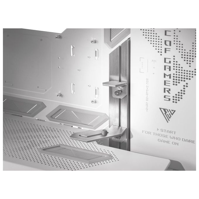 ASUS 90DC00F3-B39000 ROG Hyperion GR701 Case PC Full Tower Supporto E-ATX Radiatori 420 mm 4 Ventole 140 mm USB Type-C Doppia Porta 60W Aura Sync colore Bianco