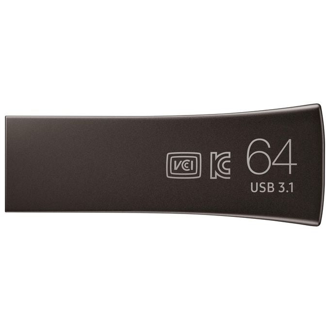Samsung Bar Plus Chiavetta Usb 64Gb Usb Tipo A 3.2 Gen 1 Grigio