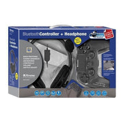 Xtreme 90430 Bluetooth Controller+Headphone PS4 Gamepad Wireless con D-pad Touchpad e Vibrazione colore Nero