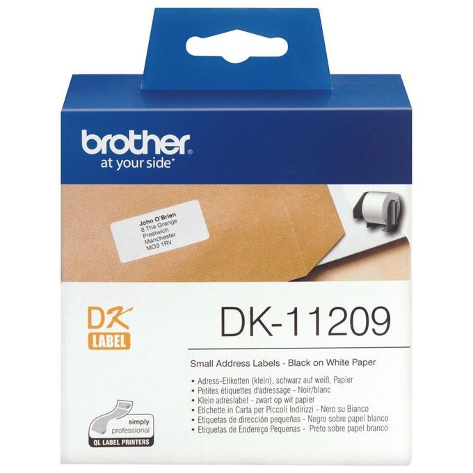 Brother Rotolo Etichette 29 Per 62 (800 Pz) Per Ql-500