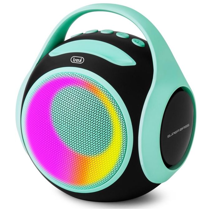 Trevi 0XR8A20213 XR 8A 202 Altoparlante Portatile 20 W Bluetooth 5.3 Impermeabile IPX5 con TWS MicroSD USB Type-C colore Turchese