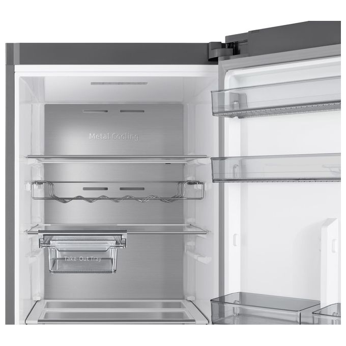 Samsung RR39C7BC5S9 Twin AI Frigorifero Monoporta 387 L 186 cm Classe E 39 dB Total No Frost Wi-Fi colore Inox